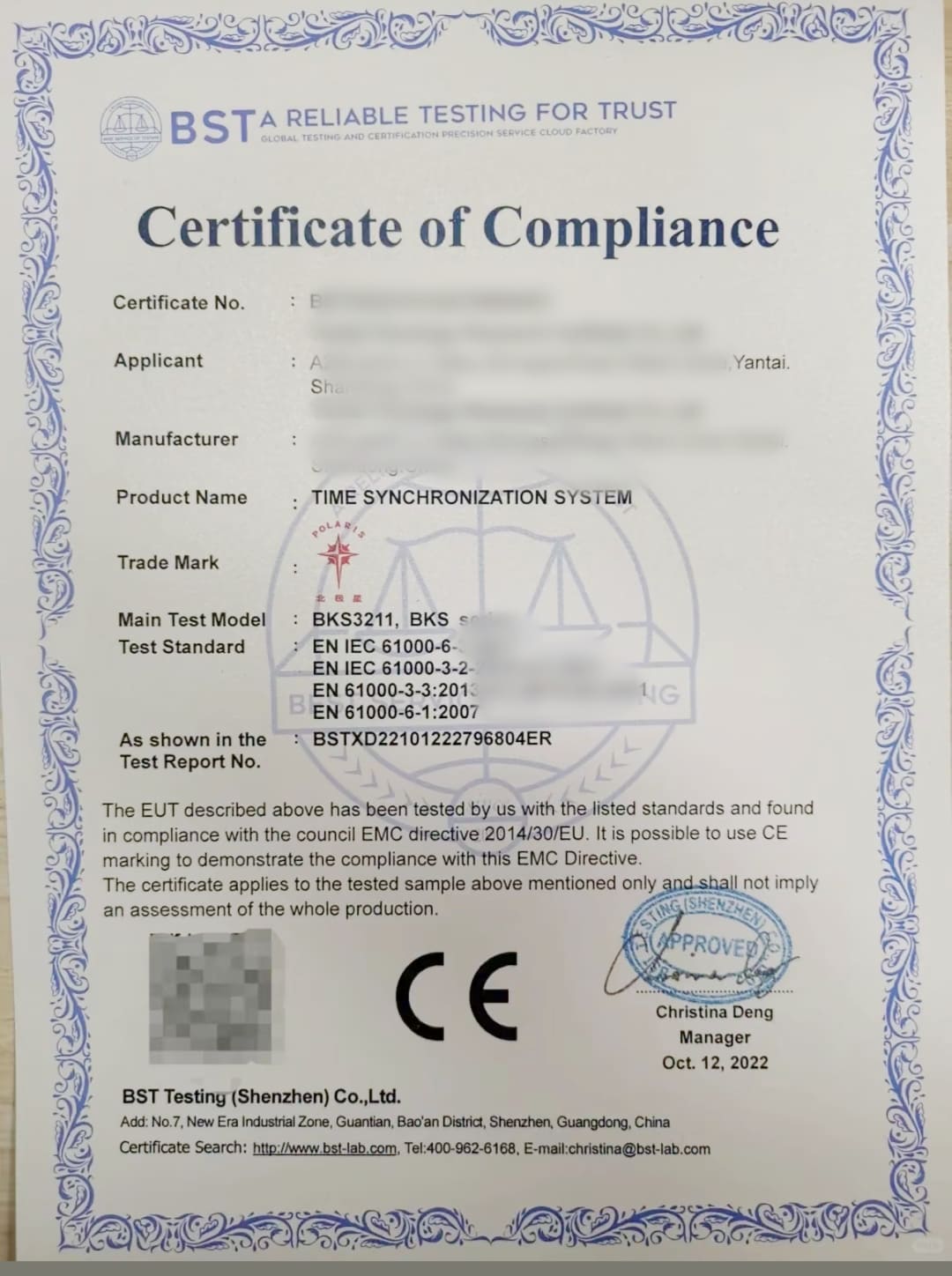 CE Certification